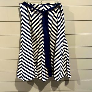 Navy stripped skirt!  Cute for any season!